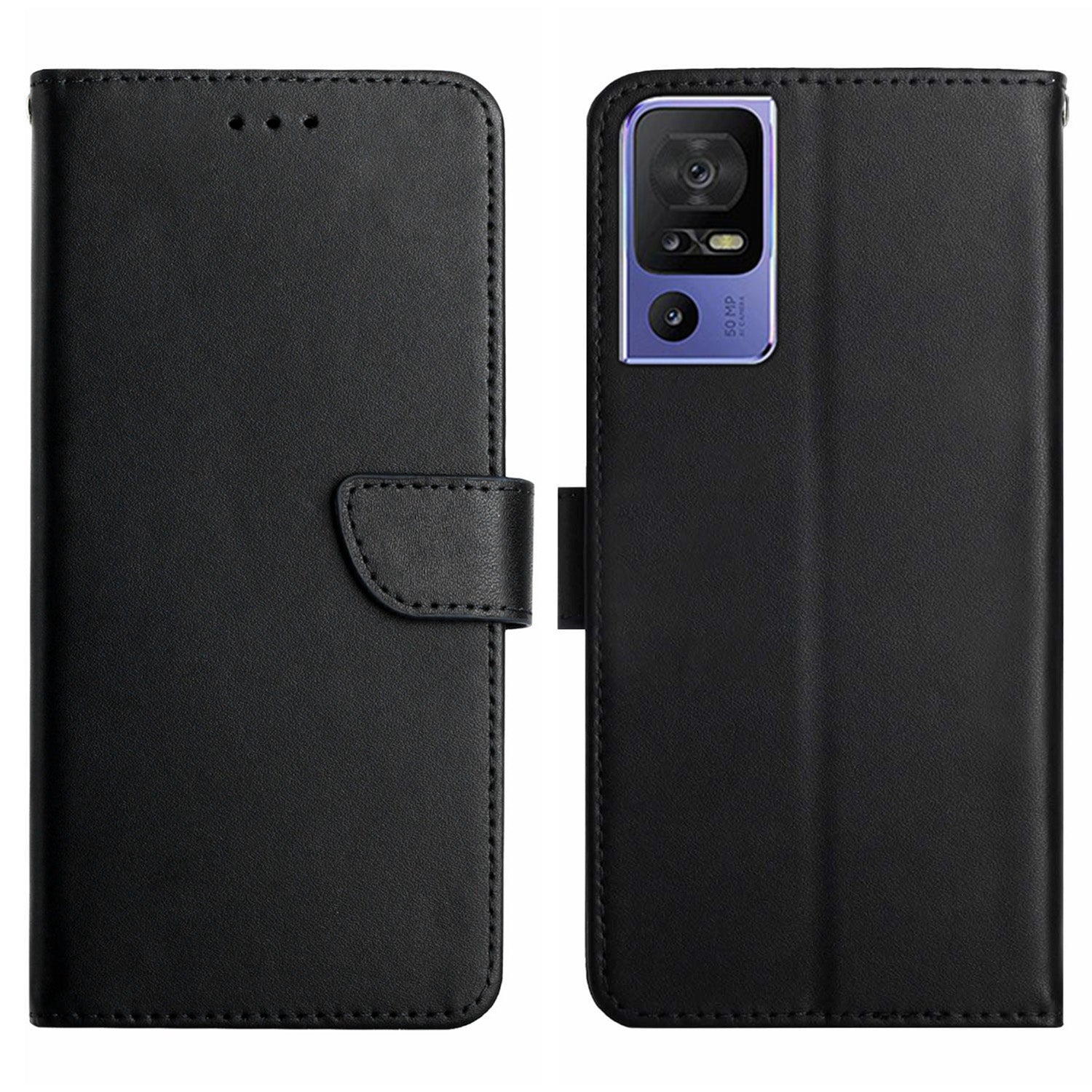 HT02 For TCL 40 SE Nappa Texture Wallet Genuine Leather Phone Case Stand Protective Cover HT02 For TCL 40 SE Nappa Texture Wallet Genuine Leather Phone Case Stand Protective Cover